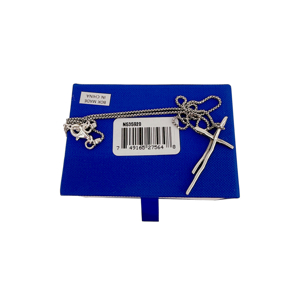 SILPADA Organic Cross Pendant Necklace - Picture 11 of 11